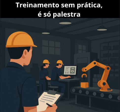Treinamento sem prática é só palestra